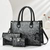 Exquisite Embossed 3Piece Set Women's Bag Shoulder Crossbody Bags for Women Luxury Designer Messenger Bag Purses and Handbags