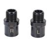 2pcs Bike Pedal Extender with Washers Black 20mm 0.79in Ti Alloy CNC Processed Bike Pedal Extension Shaft for Mountain Bike Road Bike