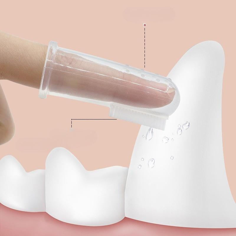 Super Soft Pet Finger Toothbrush Teddy Dog Brush Bad Breath Tartar Teeth Care Tool Dog Cat Cleaning  Pet Supplies
