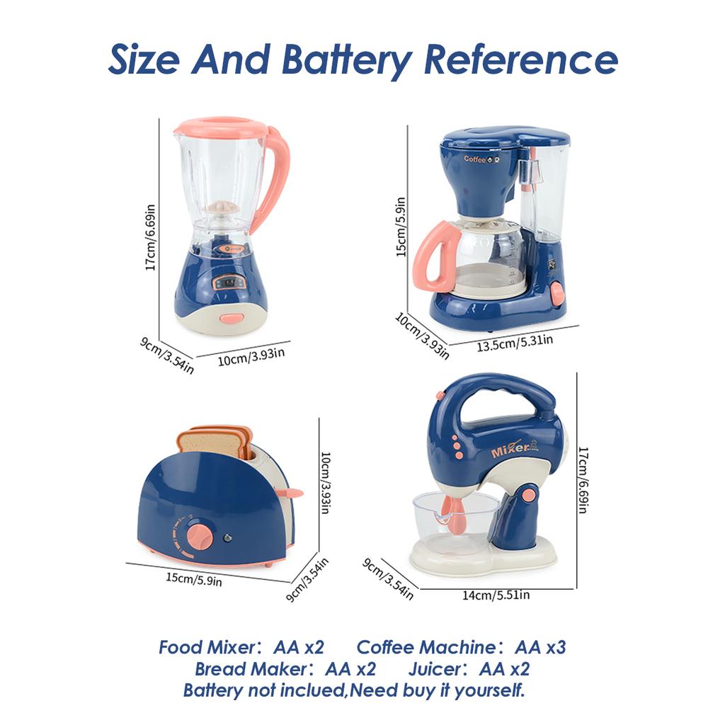 Home Appliance ToyKitchen Toy Kitchenware Accessories HouseholdLifelike Creative Realistic Electrical Interactive Modeling