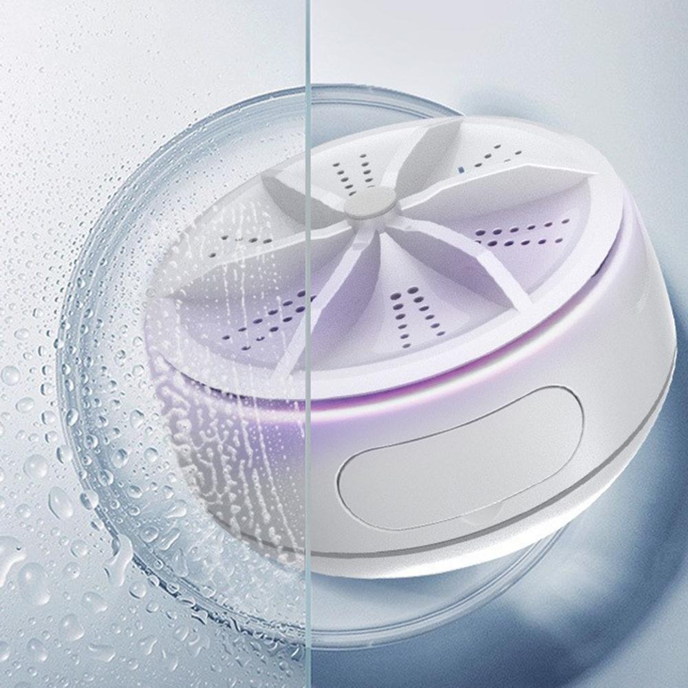 Turbo Ultrasonic Washing Machine Mini Portable Travel Washing Machine Usb Underwear Washer For Home Business Travel