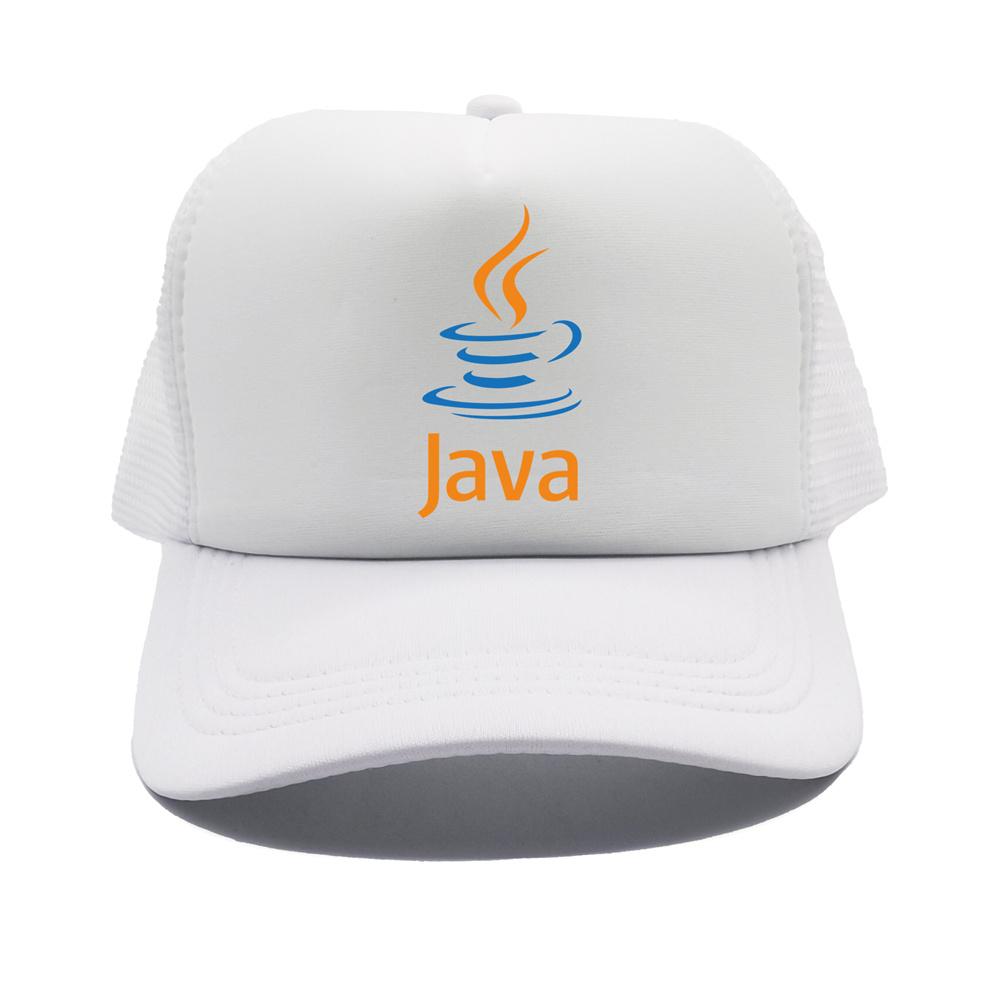 

Летняя кепка тракера Java, унисекс, смешная кепка для компьютерного программиста, бейсболки, крутые унисекс кепки с сеткой