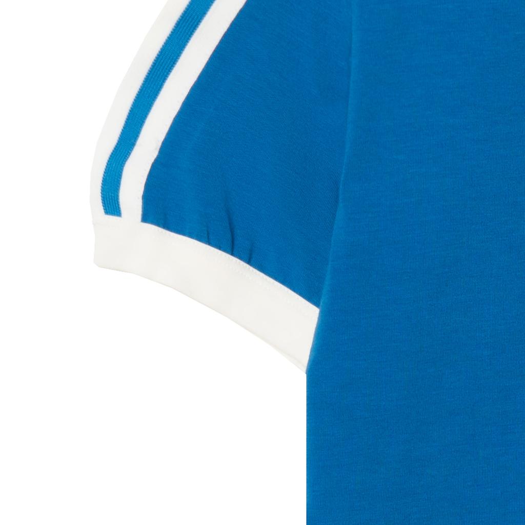 Gucci x adidas Trefoil Print T-Shirt 'Blue' Unisex 691637-XJEKL-4744