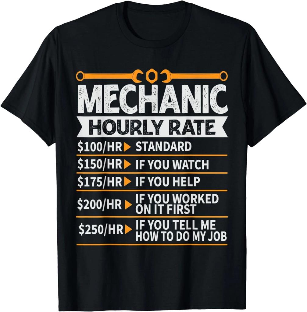 Funny Mechanic - Hourly Rate - Future Mechanic Gift Unisex T-Shirt