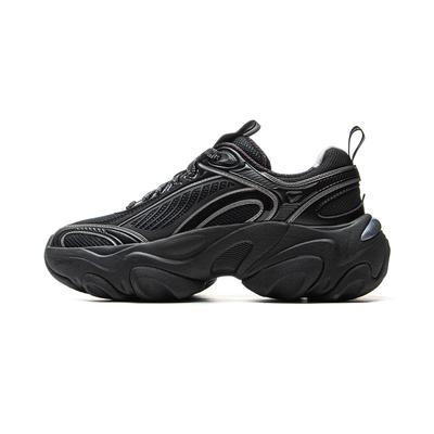 Li Ning Ανθεκτικά στην Τριβή Αντιολισθητικά Ελαφριά Χαμηλά Αθλητικά Παπούτσια Γυναικεία Μαύρα AZGV012-3