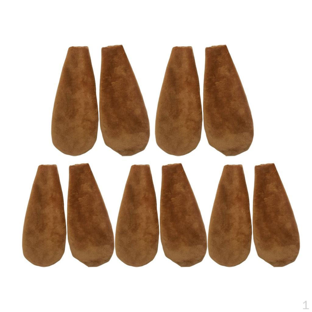 

10 Pair Ear Animal Furry Ears Makeup Cartoon Double Side Costume Headwear for Hair Clamp DIY коричневий