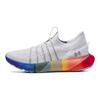 Under Armour Scarpe da ginnastica unisex HOVR Phantom 3 Pride Bianco Grigio Modello 3026350-100