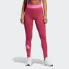 Adidas Color Block Logo Print Training Fitness Long Pants Women Bottoms Pink GM2987