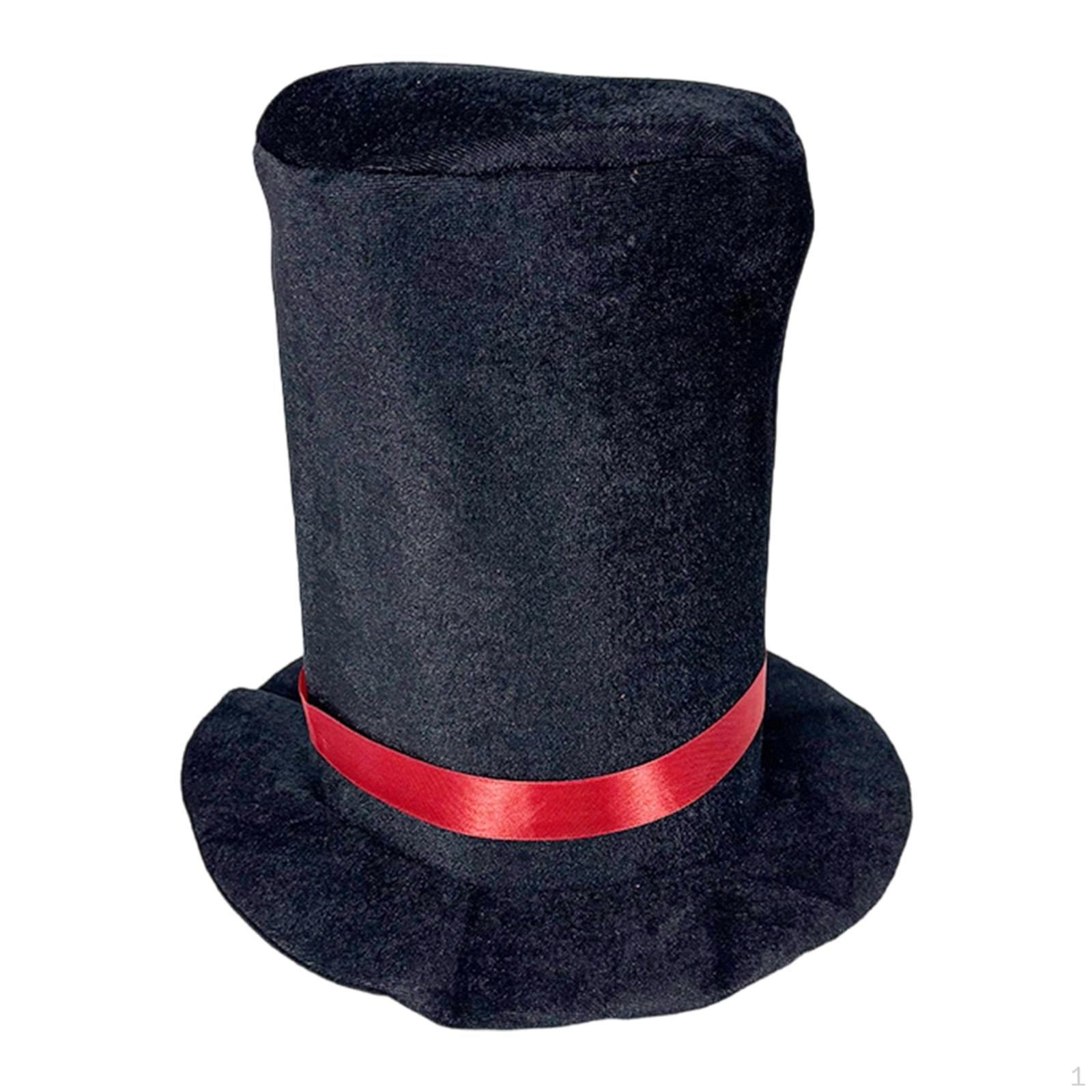 

Top Hat Black Magician Butler Dress up Costume Accessory Novelty Formal чёрный