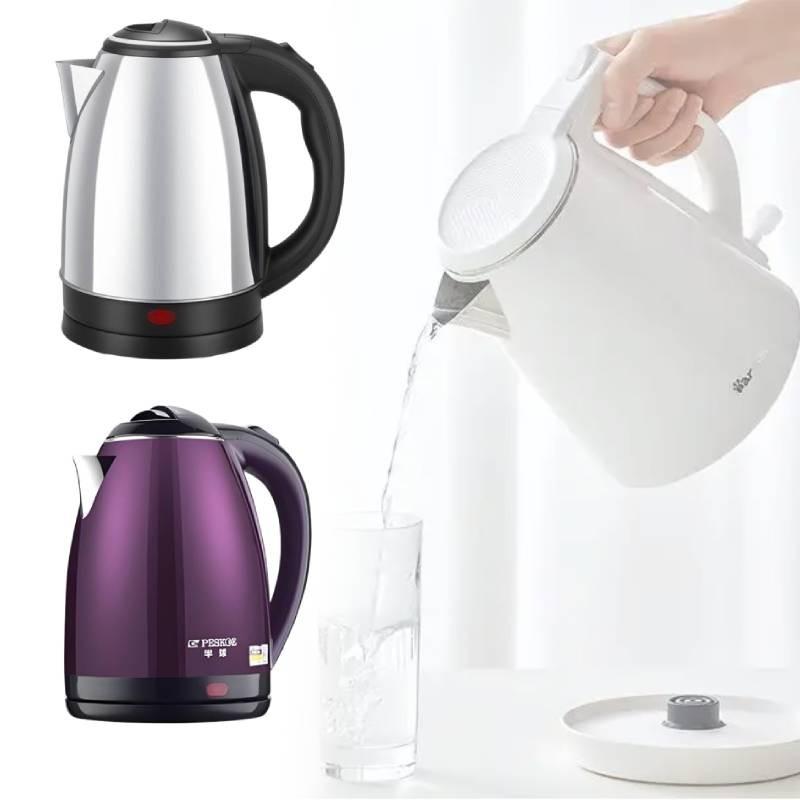 Electric Tainless Steel Kettle Rapid Heating Inner Markings Kitchen Supplies