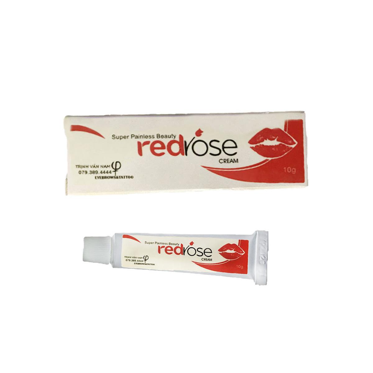 

10 г Татуировочный анестетик Быстрое обезболивание кожи Крем REDROSEwhite Полуперманентный розовый