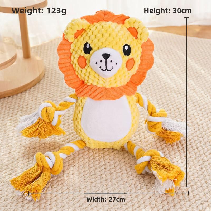 

New Pet Vocal Dog Toys, Durable Dog Teething, Plush Cat To Relieve Boredom, Interactive Dolls, Cat Supplies, Lion