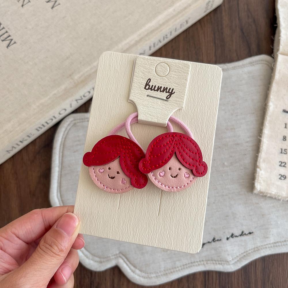 Children s Rabbit Mushroom Cartoon Hair Band Tie Rubber Band Ponytail Hair Rope Headwear Girls Kids Hair Accessories