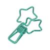 100pcs Star   Clips for Student Cute Cartoon Strong Clamping Force Sturdy Metal Paper Clamps for Account Tickets