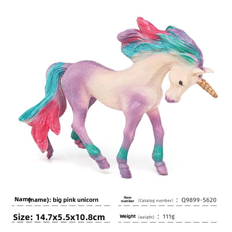 Unicorn Figurine Collectible Pvc Model For Kids Fantasy Animal Decor Play Toy