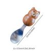 Bear Spoon Utensils Mixing Stirring Spoon Tea Spoon Stainless Steel Dessert Spoon for Daily Use Restaurant Holiday Gift Party