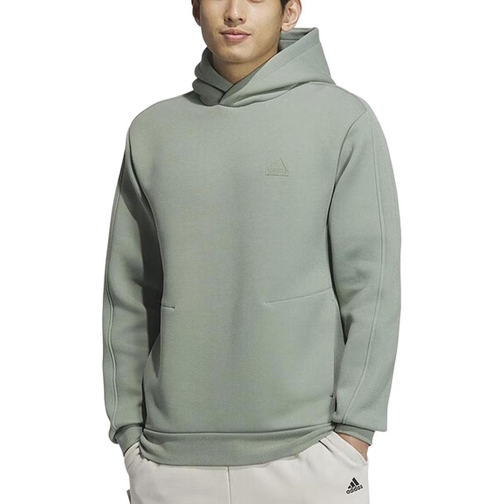 adidas Sweatshirts Men's Green Hooded Moderate Other JE8627