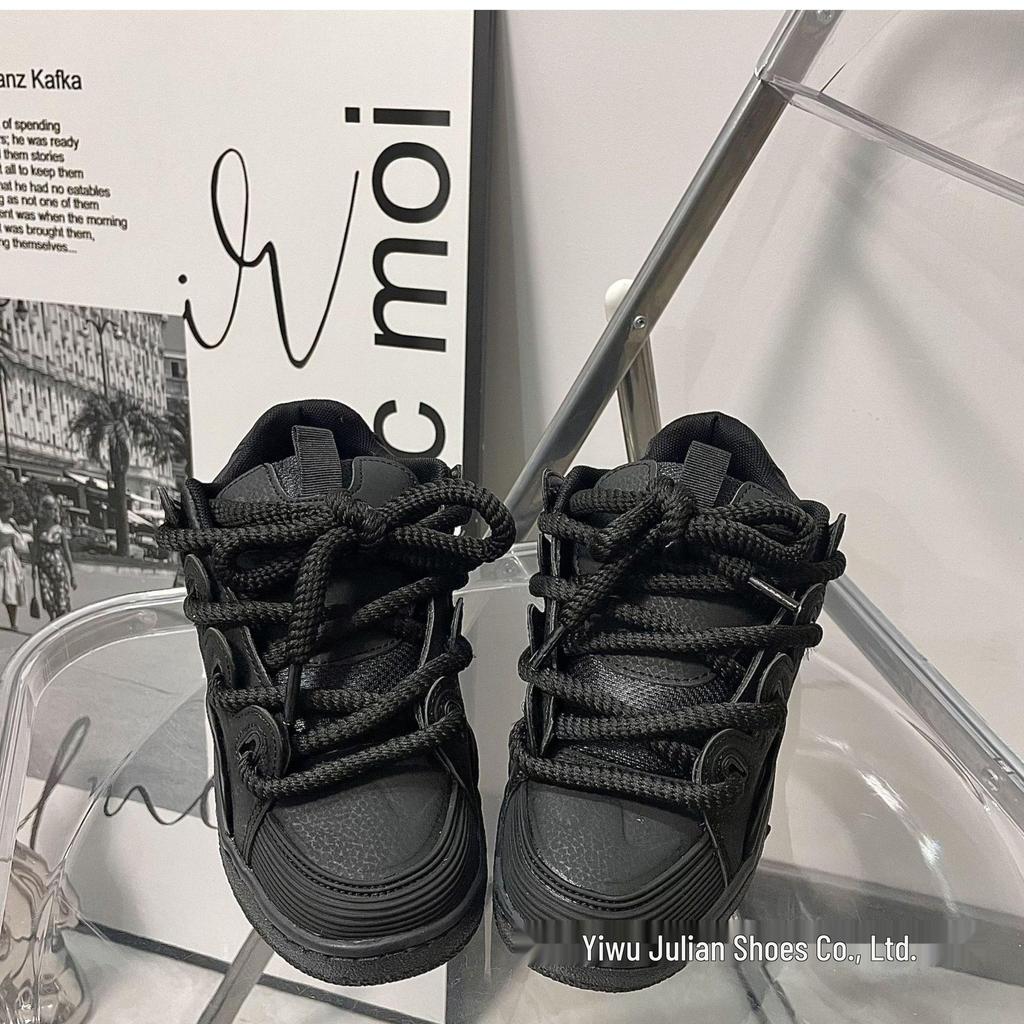 Unisex American High Street White Canvas Loafers - Trendy Spring Height-Increasing Casual Sneakers