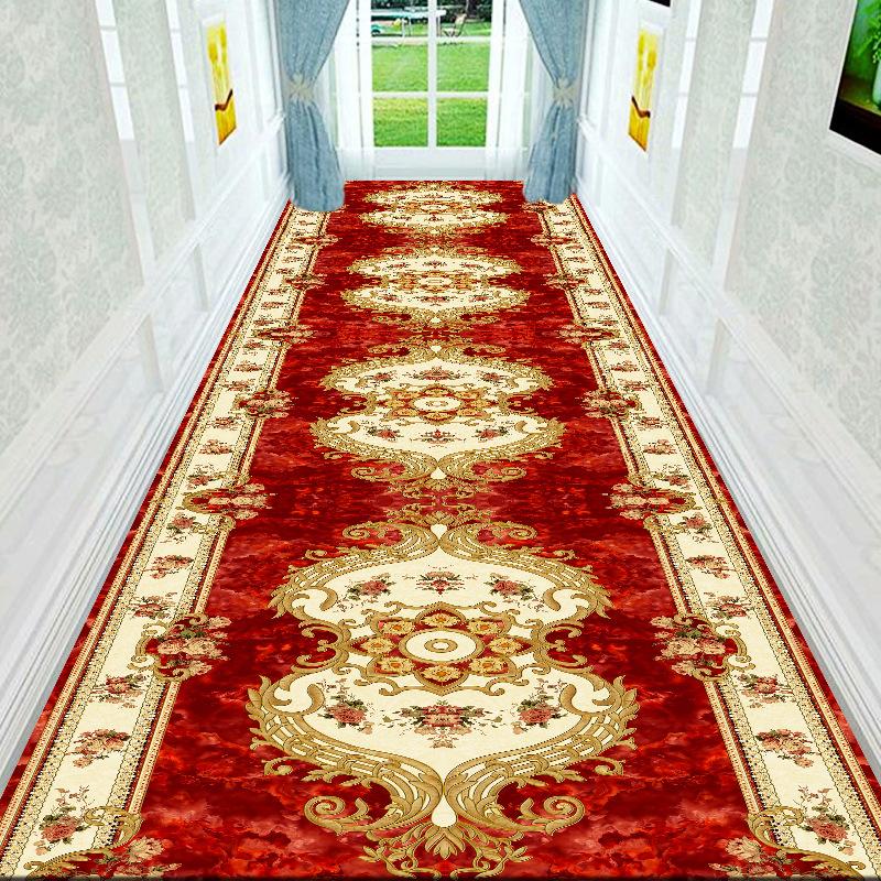 Modern Corridor Carpet Hotel Lobby Decoration Runner Carpets Apartment Stairs Corridor Rugs Kitchen Non-slip Mats Customizable