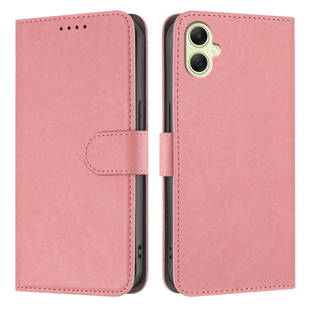 For Samsung Galaxy A06 5G/Galaxy A07 5G Leather Case Solid Color Phone Cover with Wallet