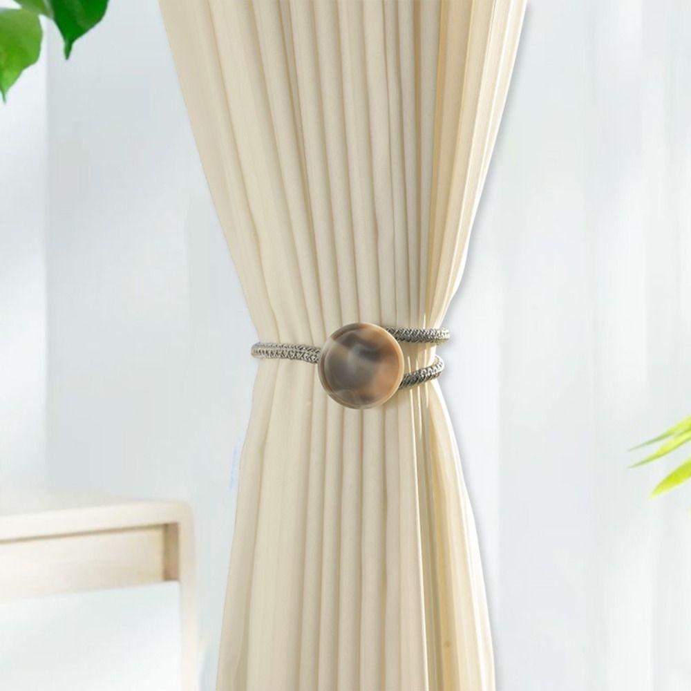 Universal Window Curtain Buckles No Punching Curtain Rope Holders New Curtain Tieback Home Decor