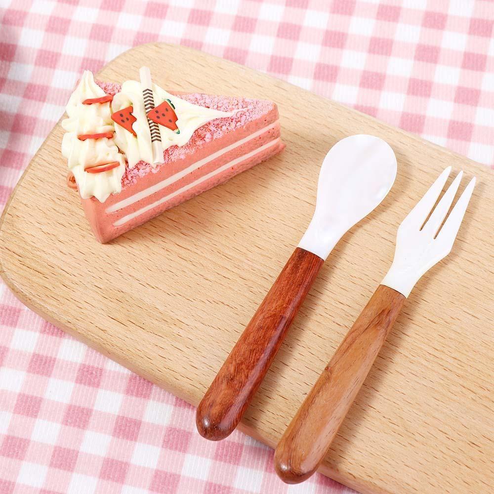 Kitchen Tool Creative Scoop Coffee Caviar Tableware Shell Spoon Ice Cream Dessert Spoon Fork Teaspoon