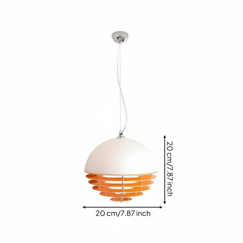 Modernist Pendant Light Minimalist Design Sunset Hanging Lamp Warm Ambient Glow