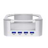 Mini Docking Station for 2024 Mac Mini M4 Computer USB Hub Desktop Stand USB Port Hub for Mac Mini M4 Pro PC Accessories