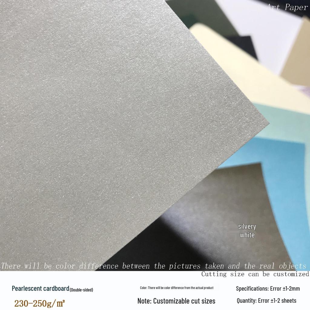 A6 Double-sided Pearl Cardstock - 250g, Blank Postcard for Handwritten Greetings, Flower Bouquet Design