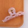 Hair Claw Large Wave Design Back Head Hair Clip Anti-slip Teeth Strong Grip Shark Hair Clip Versatile Hair Accessory