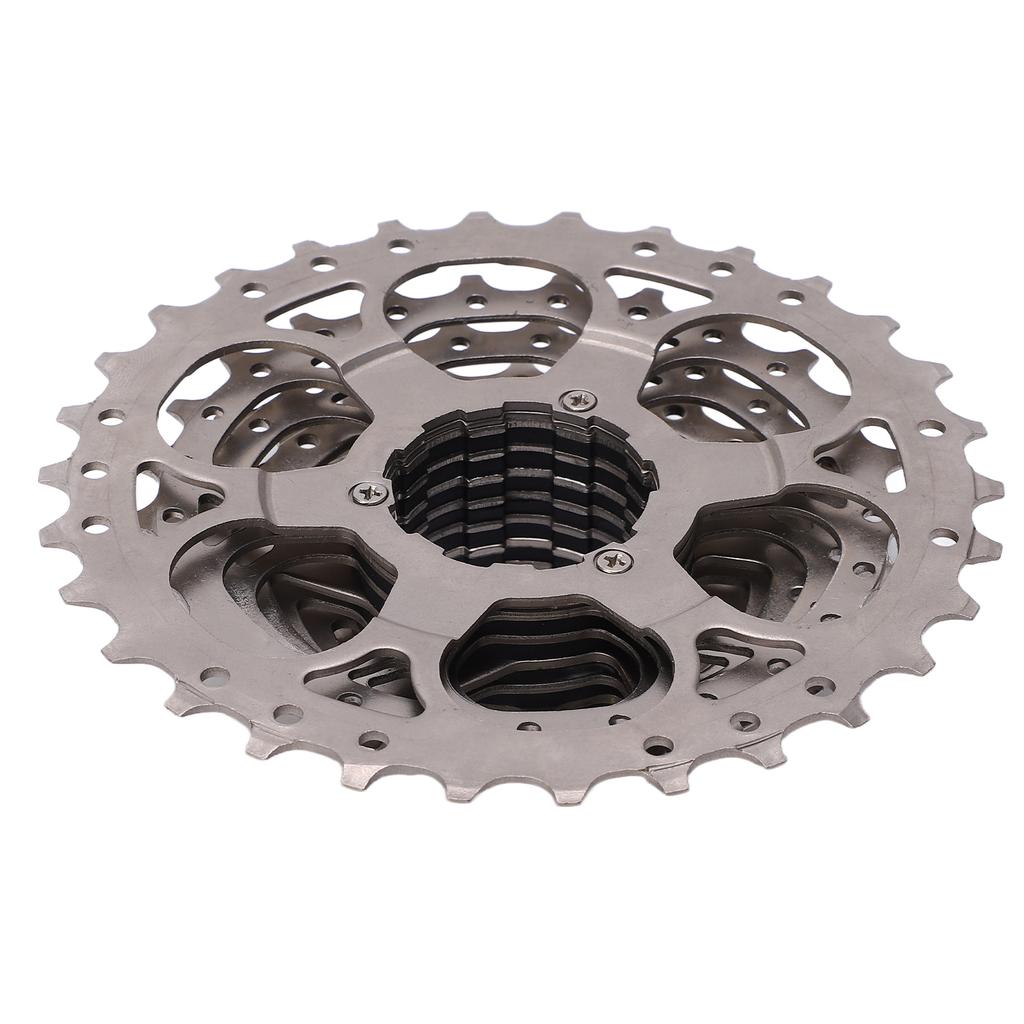 10 Speed Bike Cassette Nickel Chromium Steel 11‑30T Bicycle Cassette Flywheel for Road Folding Bike