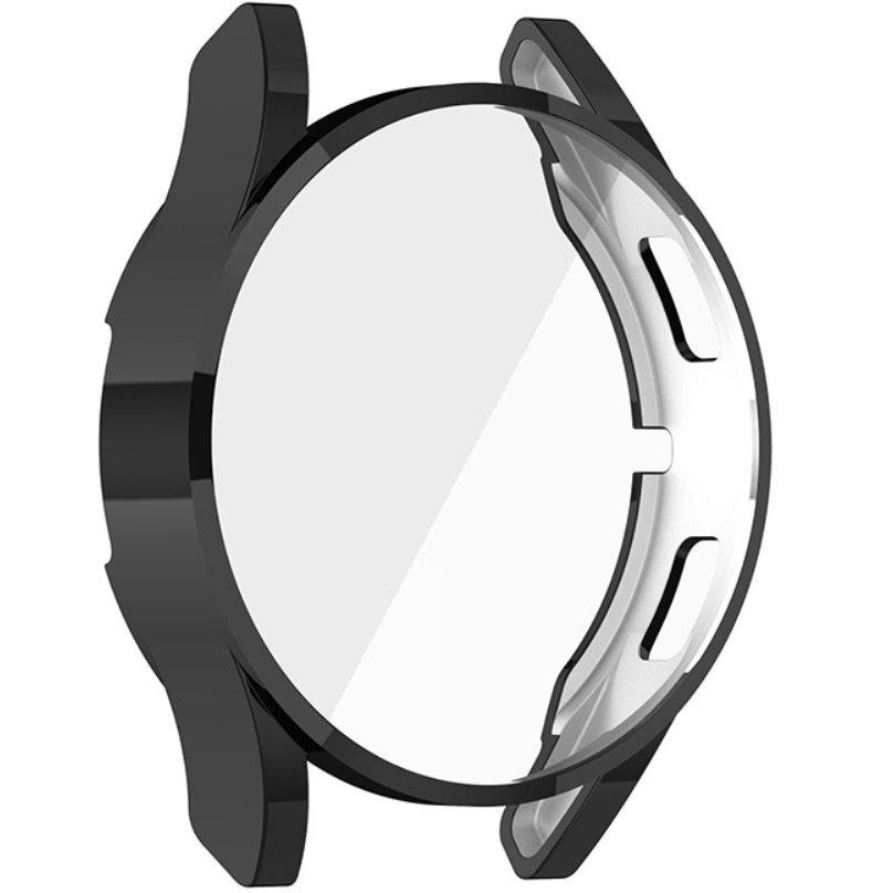 Case with Screen Protector for Samsung Galaxy Watch 4 44mm, Black
