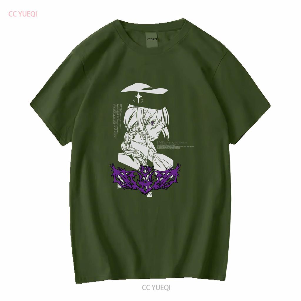 SION ELTNAM ATLASIA Melty Blood Tsukihime T Shirt Long or Short Sleeves Vintage Washed Homme Soft Fashion Top For Everyday Wear