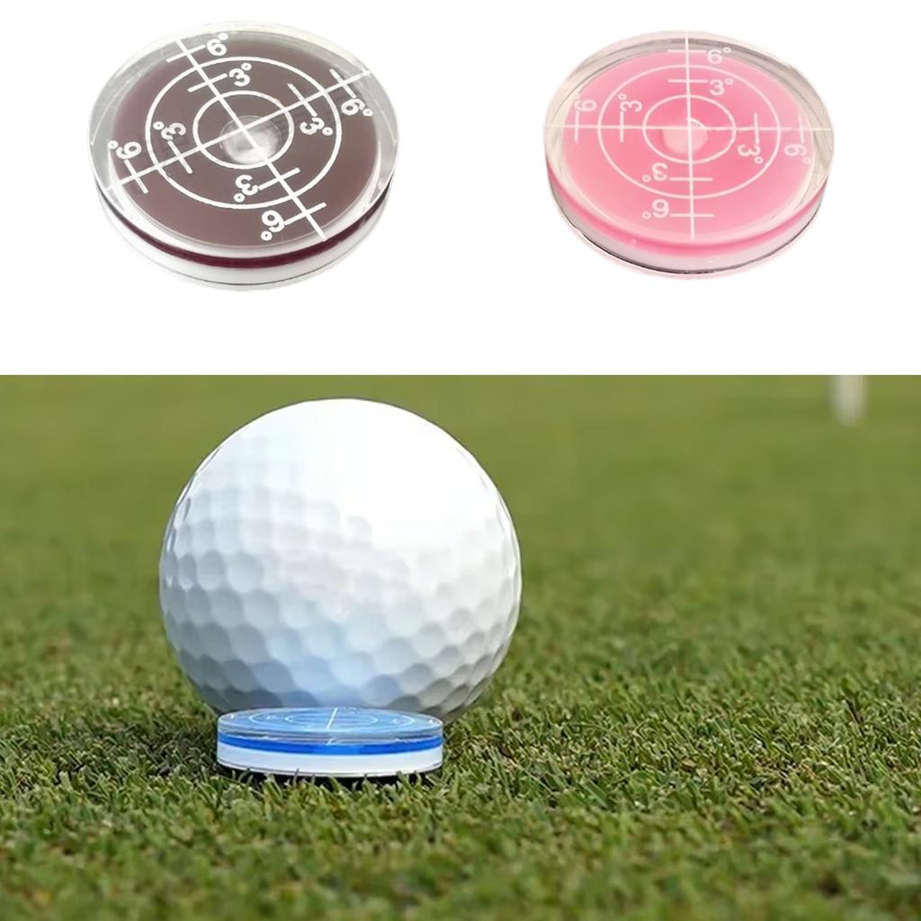 Golfs Balls Markers Hat Clip Level Cap Clip Golfs Level Clip Golfs Putting Aids Round Bubble Level Golfs Green Reader