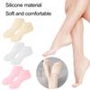1 Pair Silicone Moisturizing Socks Reusable Soft Smooth Skin Foot Spa Pedicure Socks for Dry Cracked Feet