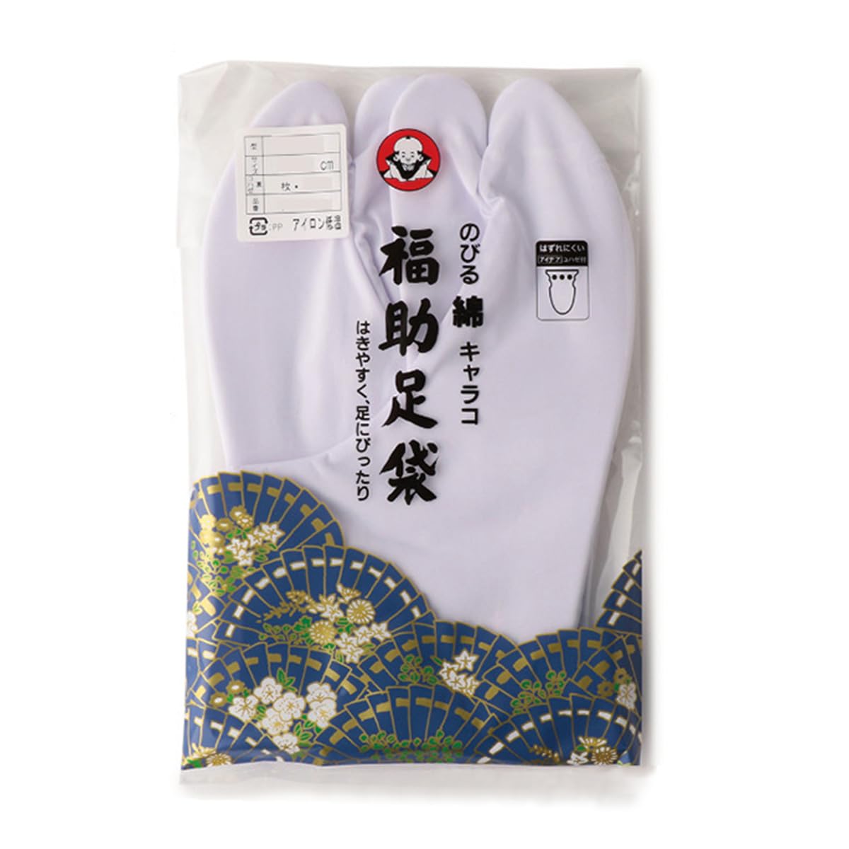 

Фукусуке Эластичный Хлопковый Ситец Таби Фланелевые Стандартные Эластичные Носки, 4-слойная Подделка, Подкладка, Стиль, белый