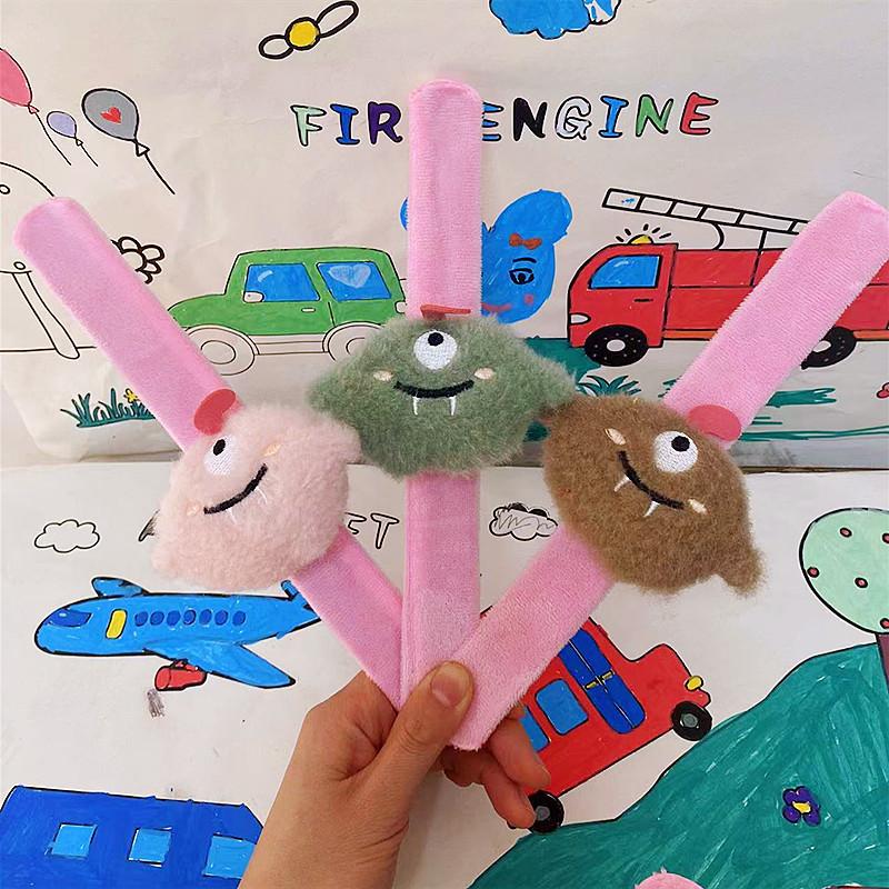 Cloud Plush Cartoon Kids Wrist Wrap With Custom Design For Creative Birthday Gifts