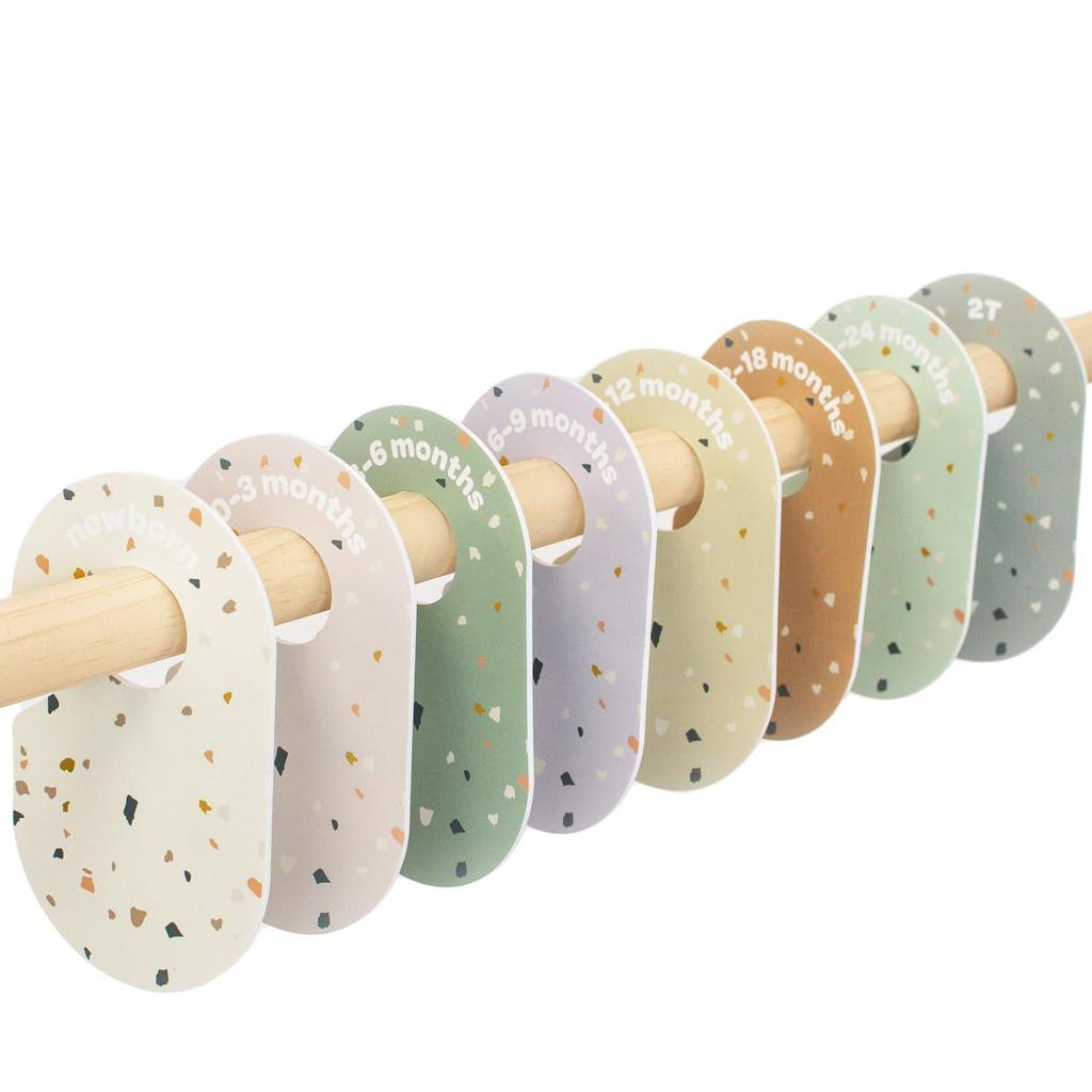 Double-Sided Baby Closet Dividers - Child's Patterned Wardrobe Organizers