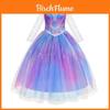 Wicked Childrens Princess Dress With Tulle Fabric For Halloween Cosplay Kids Age 3-8