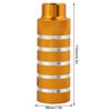 Bicicleta de metal resistente suporte de pé pinos traseiros Stunt Pegs apoio para os pés acessórios para bicicleta (dourado)