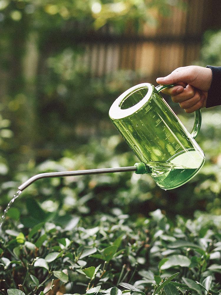 Stainless Steel Long Spout Watering Can for Plants and Flowers