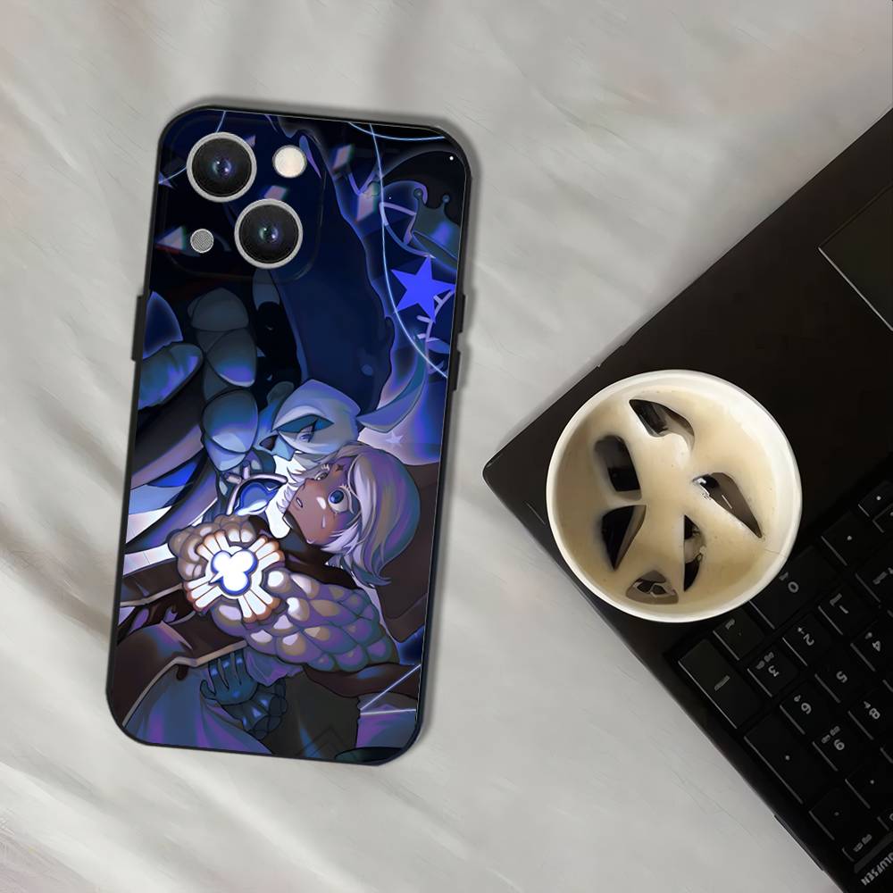 Game C-Cookie Run Kingdom For iPhone 17,16,15,14,13,12,11,Pro,XS,Max,XR,Plus,E,SE4,Mini Black Soft Cover Phone Case