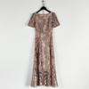 Elegant Red Lace Banquet Dress for Mother of the Bride - Spring 2026 Collection