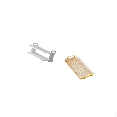 Router Storage Box Stand Wall Mount Shelf Holder Serving Tray Kitchen Rectangle with