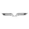 Car Chrome Silver Front Bumper Lower Cover Trim Fog Light Frame For Honda HRV HR-V