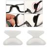 20 Pairs Soft Silicone Anti Slip Nose Pads Glasses Sunglasses Accessories White