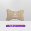 Honda Car Seat Headrest Auto Logo Neck Pillow For Honda 5th Vezel Civic FIT CRV Insight Accord Jazz HRV Stepwgn Pilot City CRX EC5