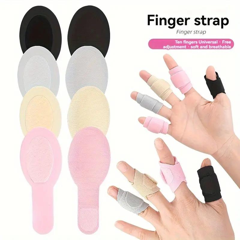 1 STÜCK Wiederverwendbar Klettverschluss Verstellbar Praktischer Fingerschutz Fingerschutz mit Zehn-Finger Universal-Schutz Fingerband Fingerschutz