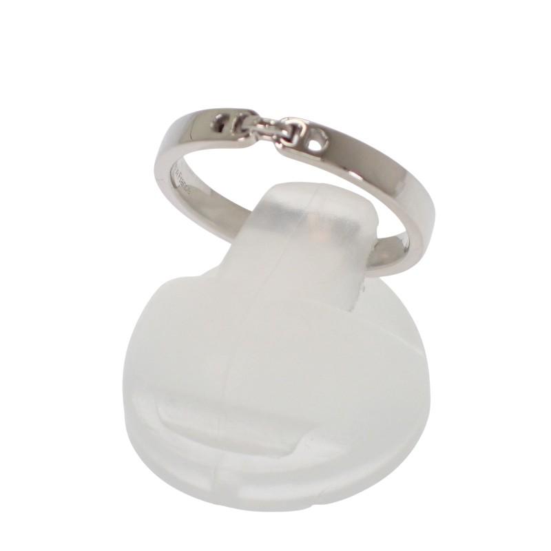 HERMES  #9(JP Size)  ring Pt950Platinum Women