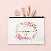 Initial Makeup Bag Personalized Bride Makeup Box Decorative Gift Female Organizer Travel Toilet Wash Wallet